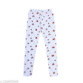 Cotton printed pyjama pack for girls (India), soft and comfortable leggings in 3 sizes, vibrant color combinations